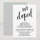 Search for elopement celebration invitations Black and white