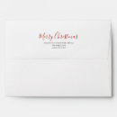 Search for christmas wedding envelopes Elegant