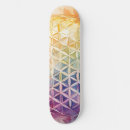 Search for watercolor skateboards Flower