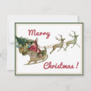 Search for santa sleigh reindeer cards Sled
