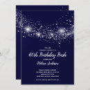 Search for blue invitation 60th birthday invitations Elegant