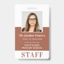 Search for for school teachers id badges Security