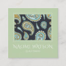 Search for paisley business cards Modern