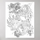 Search for magical creatures posters Dragon