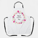 Search for spring flower aprons Floral wreath