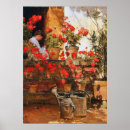 Search for geranium art Vintage