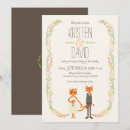 Search for fox wedding invitations Woodland