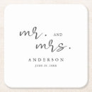 Search for mr and mrs coasters Black and white