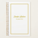 Search for gold planners Script typography