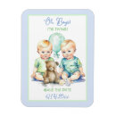 Search for baby boy save the dates Blue and green