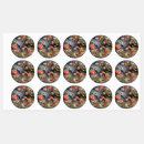 Search for circle frame stickers Flowers
