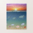 Search for sea turtles puzzles Beach