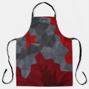 Search for red and grey aprons For him