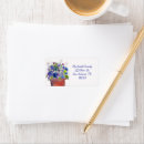 Search for blue hydrangea return address labels Pretty