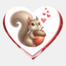 Search for squirrel valentine stickers Heart