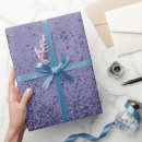 Search for amethyst wrapping paper Glitter