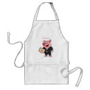 Search for pig cartoon aprons Funny