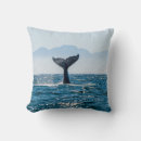 Search for humpback whale cushions Blue