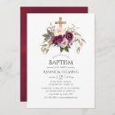 Search for peach christening invitations Floral