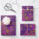 Search for dark floral wrapping paper Purple