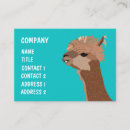 Search for llama business cards Farm