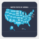 Search for state map stickers United states map
