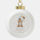 Search for babys first birthday christmas tree decorations Teddy bear