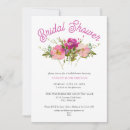 Search for boho floral bridal shower invitations Peach