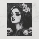 Search for skull lady postcards Woman