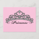 Search for pink tiara postcards Princess