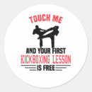 Search for martial arts stickers Kickboxing