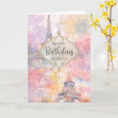 Search for paris birthday cards Floral