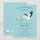 Search for delivering invitations Stork delivering baby