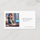 Search for executive assistant business cards Receptionist