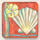 Search for seashells coasters Sand