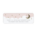 Search for twinkle twinkle little star return address labels Pink