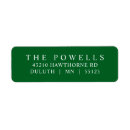 Search for traditional return address labels Minimalist