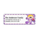 Search for children return address labels Purple