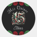 Search for elegant quinceañera stickers Roses