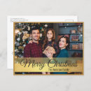 Search for gold frame postcards Merry christmas