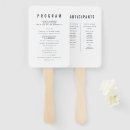 Search for minimalist wedding programs Classic