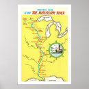 Search for mississippi river posters Map
