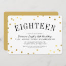 Search for stylish 18th birthday invitations Chic