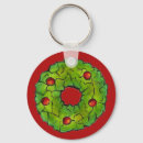 Search for holly key rings Xmas