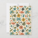 Search for palm trees pattern postcards Hawaii