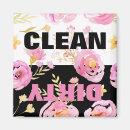 Search for clean dirty dishwasher magnets Watercolor