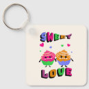 Search for cupcake square key rings Cute