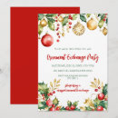 Search for ornament exchange christmas invitations Festive