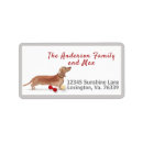 Search for dachshunds return address labels Brown