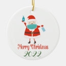 Search for santa face christmas tree decorations Covid